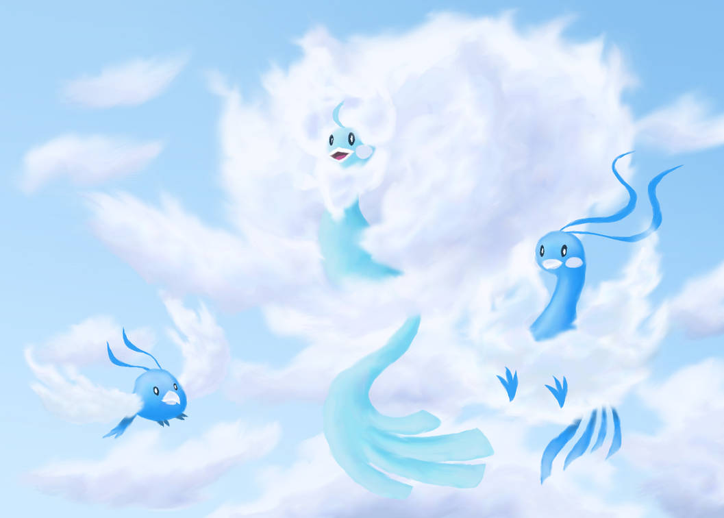 Pokemon of the clouds by dragnilu on DeviantArt