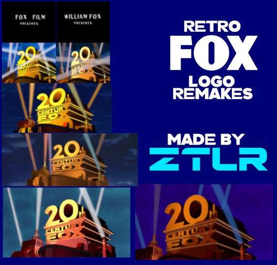 Retro Fox Logo Remakes Upd By Nongohm2019 On Deviantart