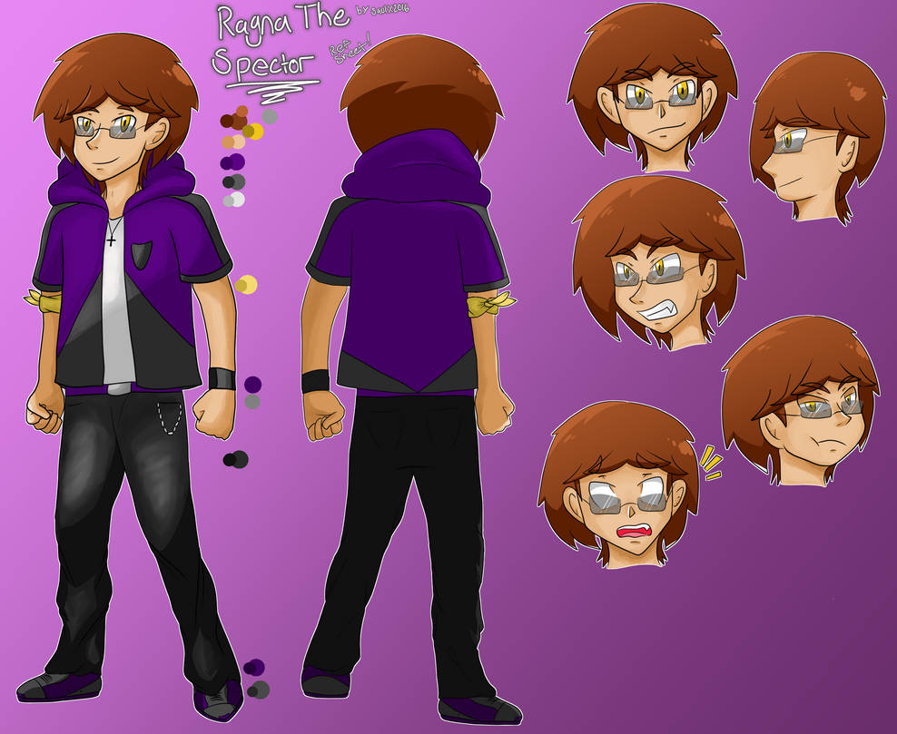 Ragna The Spector Character Reference Sheet