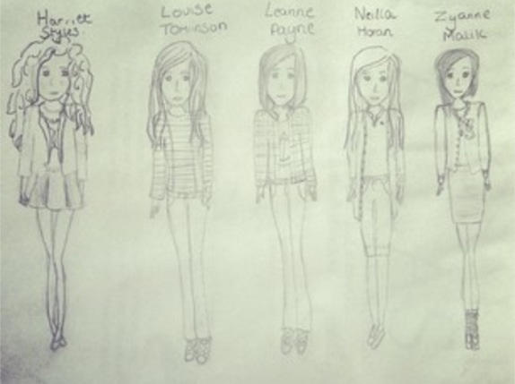 One Direction Genderbend by LillieEvansPotter on DeviantArt