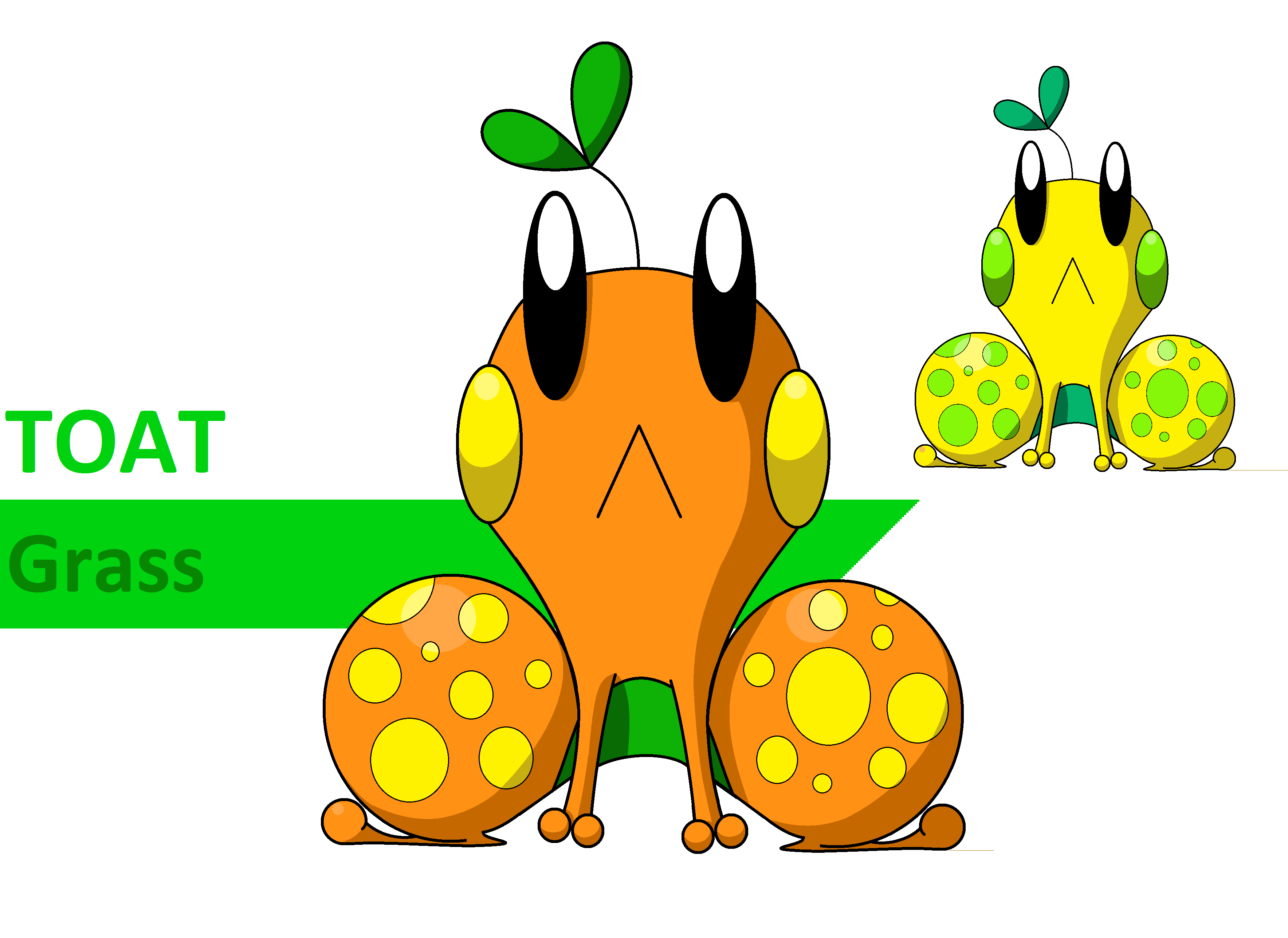 Fun Toad Pokemon TOAT, Tiny Toad Pokemon by Smiley-Fakemon on DeviantArt