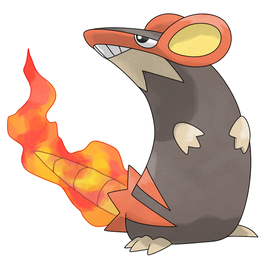 #005 Pyrode V2 by Smiley-Fakemon on DeviantArt