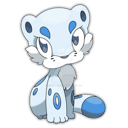 Chilleo, Fresh Snow Fakemon (alternate pose)