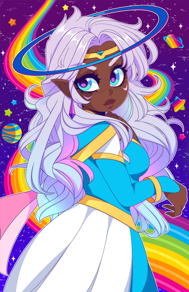 Voltron: Princess Allura in Lisa Frank Aesthetic