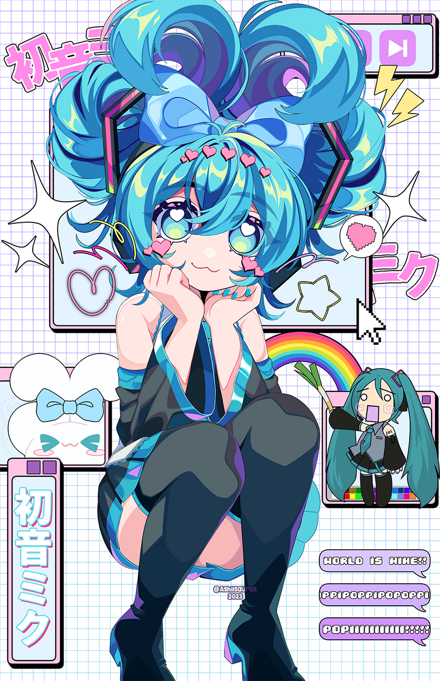 Hatsune Miku Time! by QueenAshi on DeviantArt