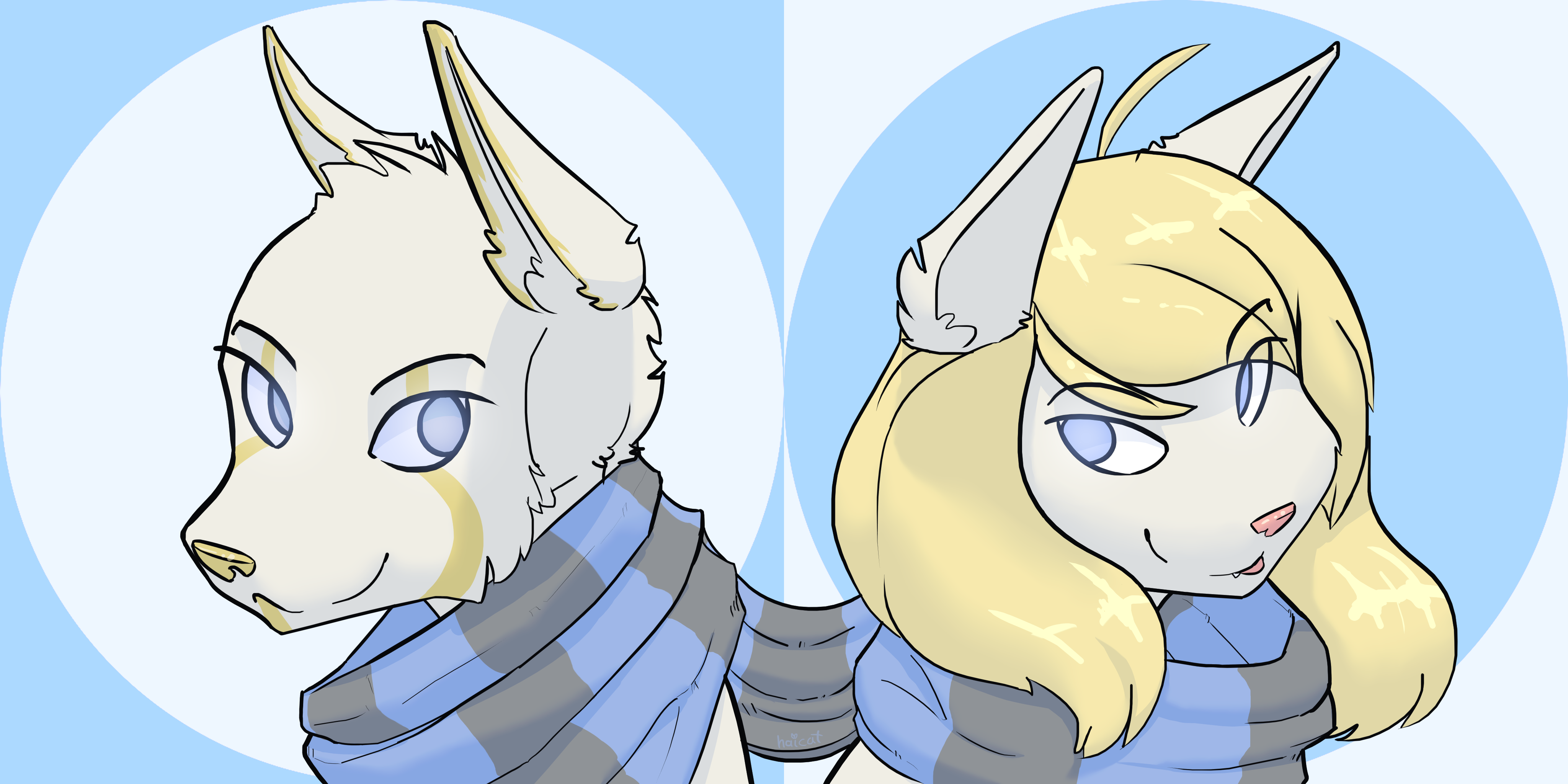 Commission] Matching Cat Icon 2/2 by Bleizez-Art on DeviantArt