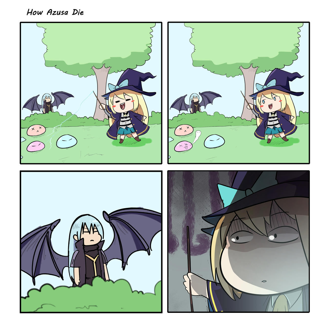 Azusa meet rimuru by on DeviantArt