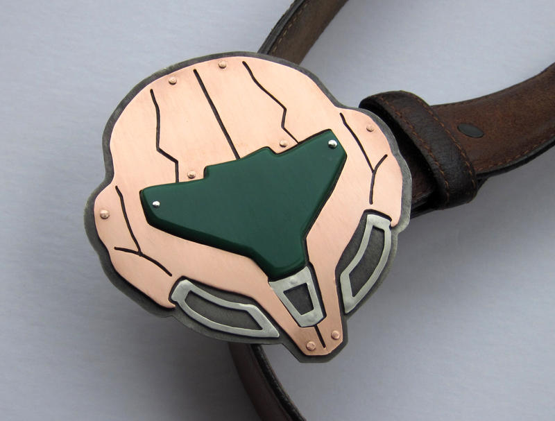 Samus Helmet Belt Buckle