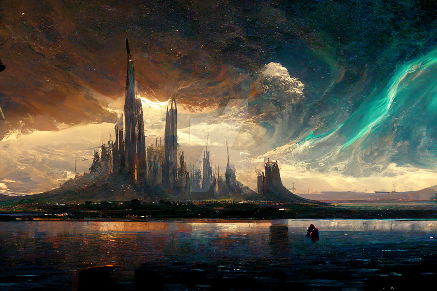 Shining City In Asgard by NemetonStudios on DeviantArt Shining City In Asgard by NemetonStudios on DeviantArt