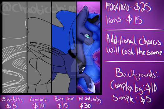 Updated Commission sheet!