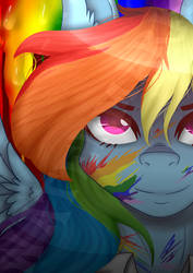 Factory Rainbow Dash : Grimdark