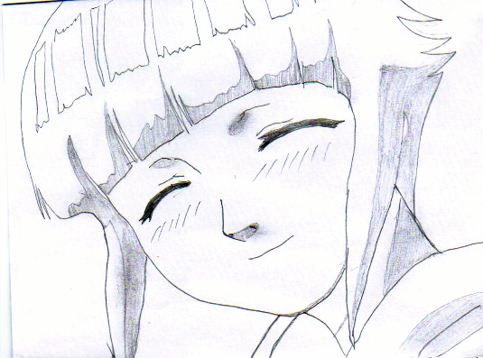Drawing of Hinata by bexy-x on DeviantArt Drawing of Hinata by bexy-x on DeviantArt