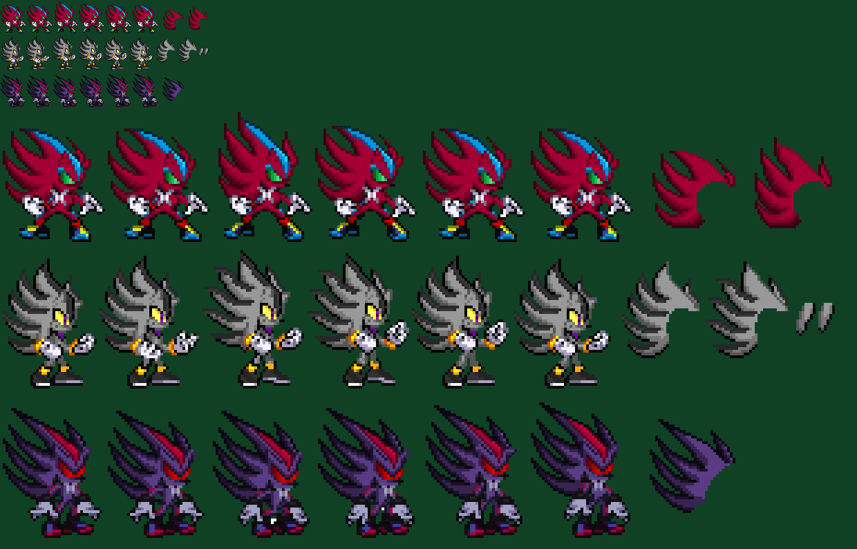 Darkspine Sonic 2023 Sheet by CyberTheCyclone on DeviantArt