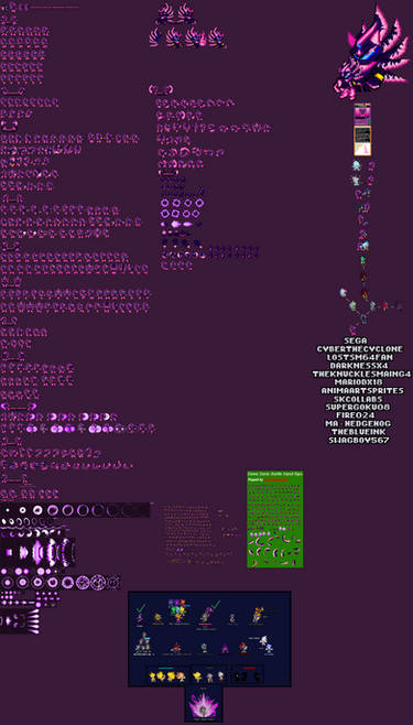 Darkspine Sonic 2023 Sheet by CyberTheCyclone on DeviantArt