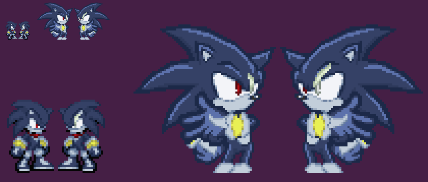 Pixilart - metal sonic vs sonic exe by Anonymous