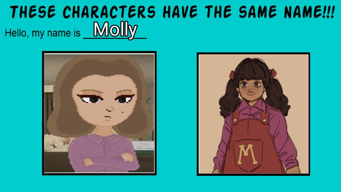 These characters have the same name by KimmieArts on DeviantArt