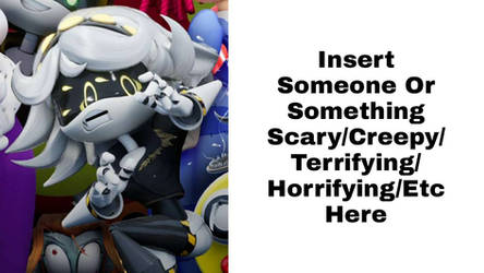 V Is Scared Of Who Or What? Blank Meme Template