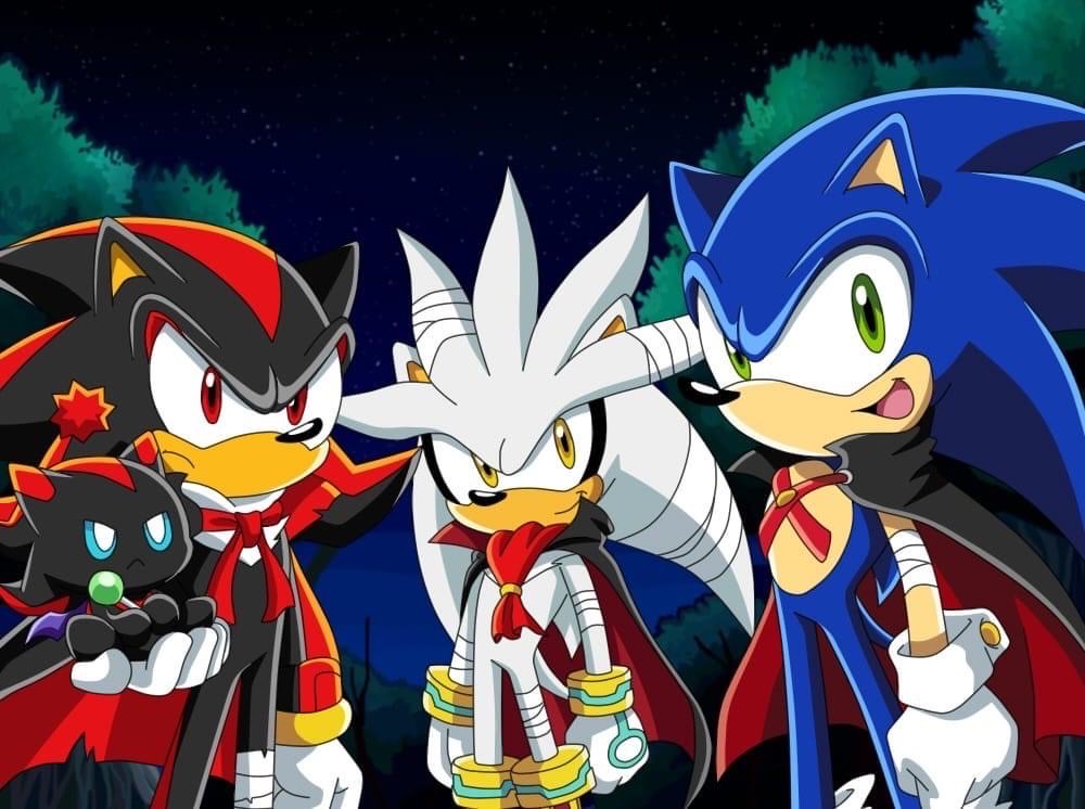 Sonic X Shadow and Silver by renajahthehedgehog on DeviantArt