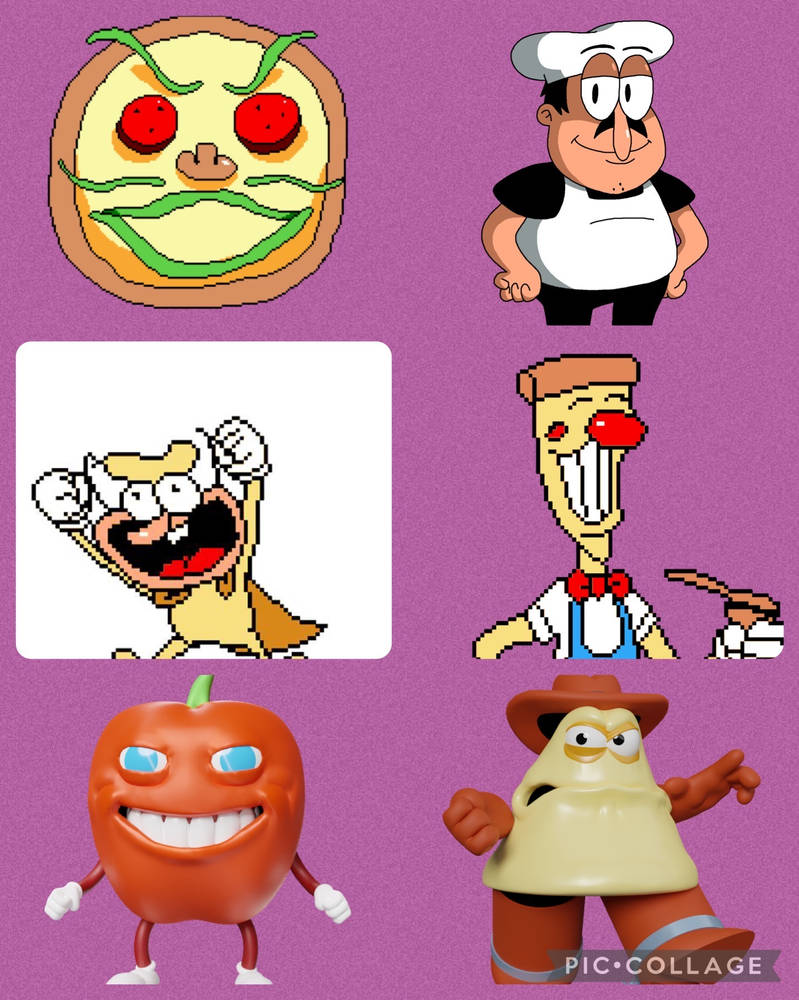 Pizza Tower Characters by Sonicanimations1991 on DeviantArt