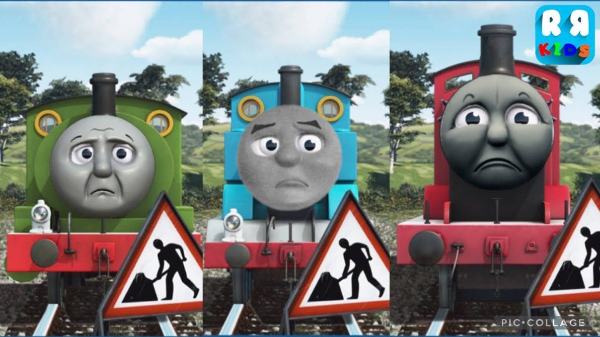 CGI Thomas with model series faces by Sonicanimations1991 on DeviantArt