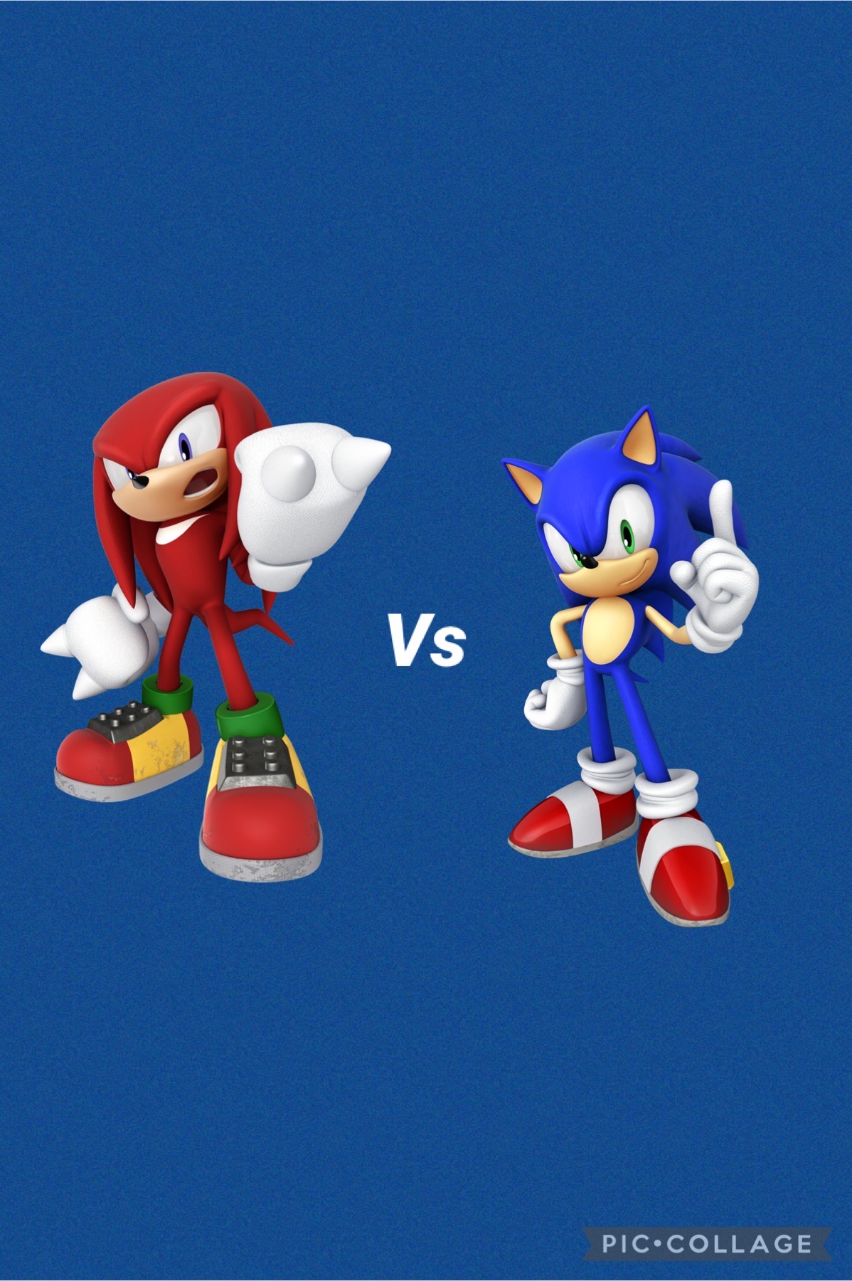 Sonic Vs knuckles by Sonicanimations1991 on DeviantArt