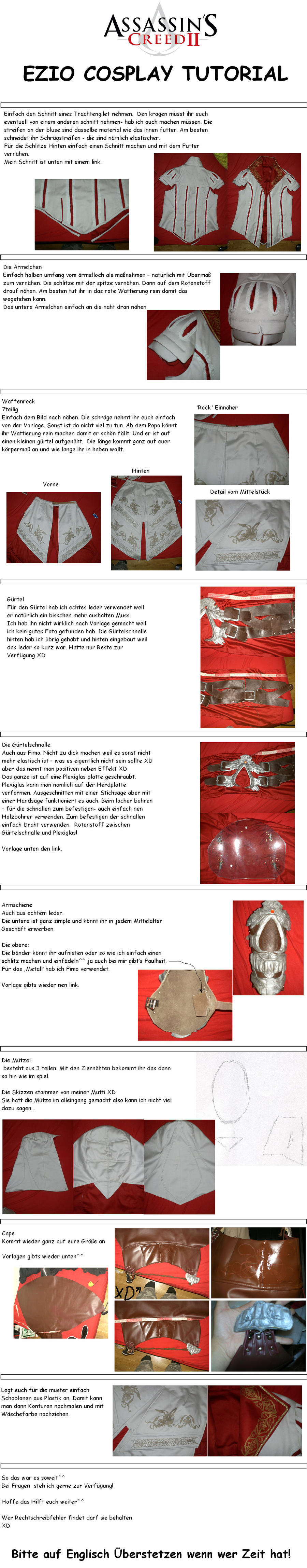 EZIO COSPLAY TUTORIAL - GERMAN