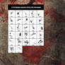 27 Bloodstain Brushes