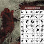 40 Bloody Massacre Photoshop Brushes