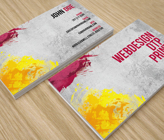 Abstract Modern Business Card by env1ro