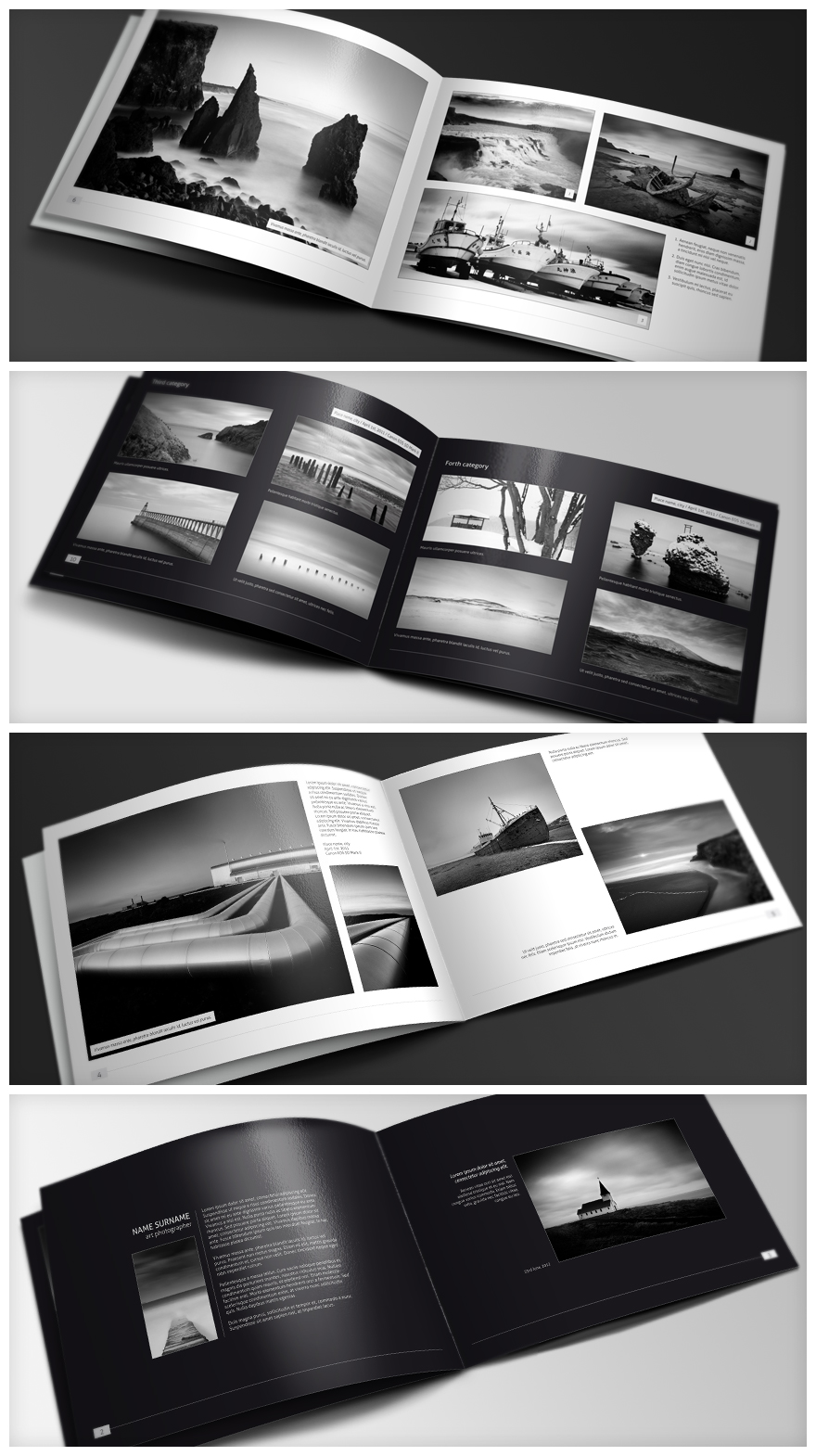 Minimalfolio Photography Portfolio A4 Brochure