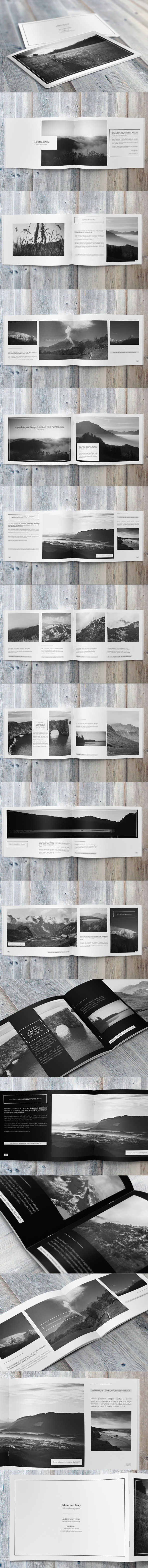 Minimalfolio 5 Photography Portfolio A4 Brochure