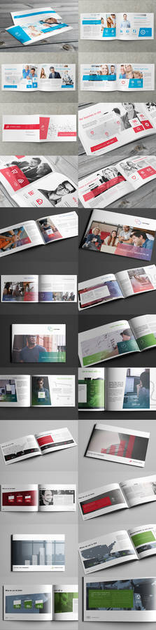 3x Business / Corporate Multi-purpose A4 Brochures