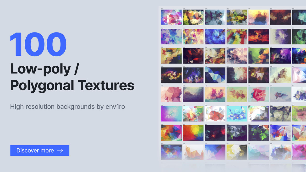 Low Bit Background 100 Low-poly Polygonal Textures / Backgrounds by env1ro on DeviantArt