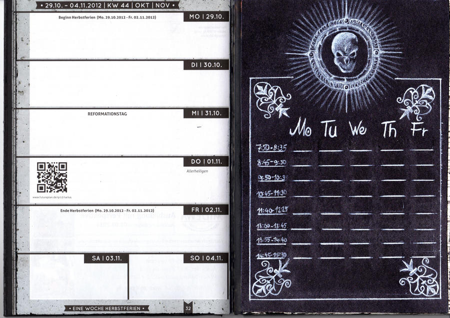 Death Note Reading Table Death Note Timetable by Chimaera94 on DeviantArt