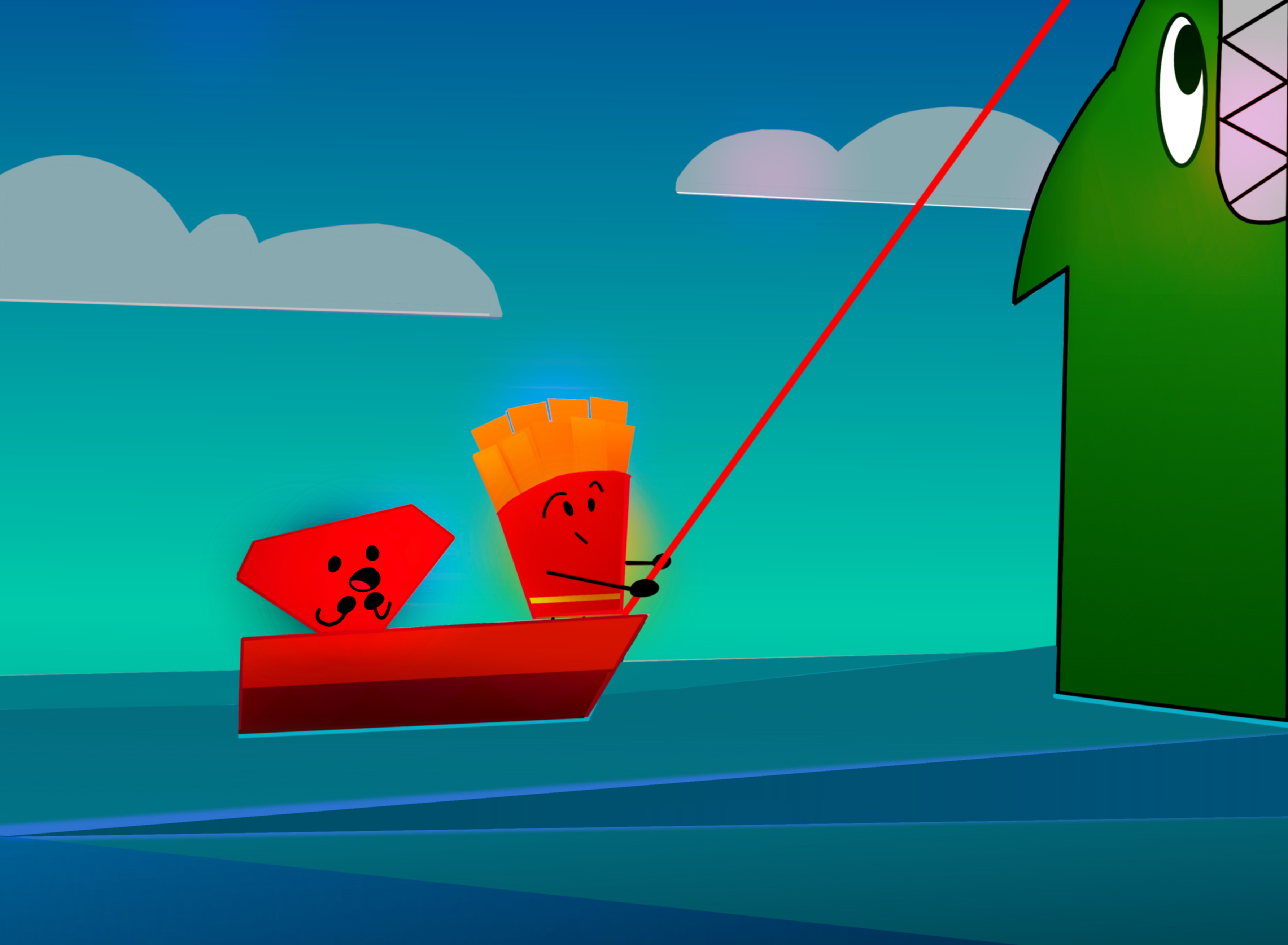 Fish and Chips BFDI by ErickBernardo810 on DeviantArt