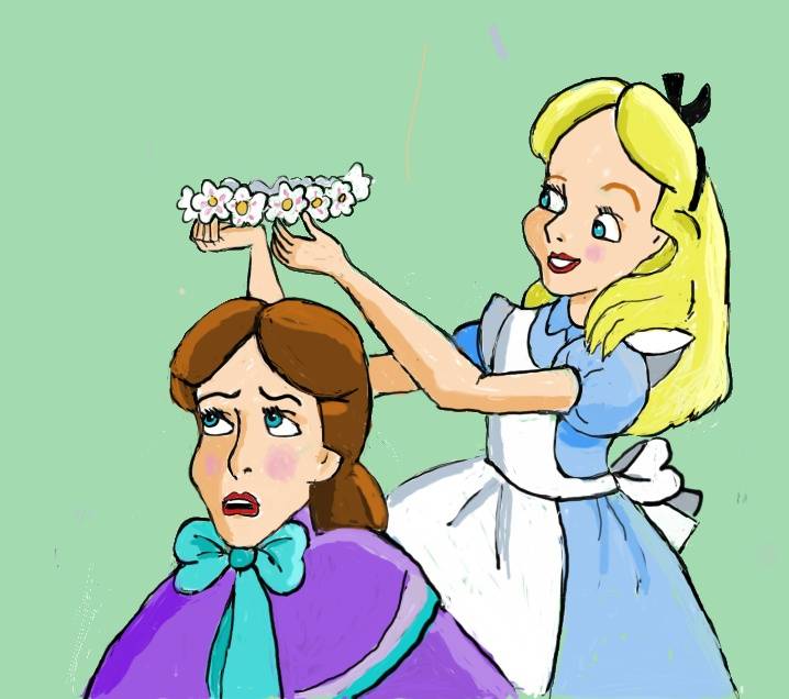 Sick Alice Deviantart Alice and her sister by barmybritishbird on DeviantArt