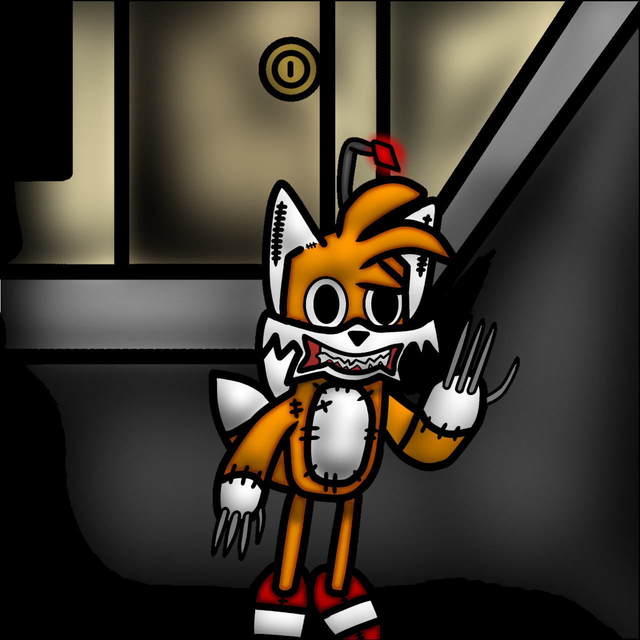 CREEPYPASTA - Sketch 2 - TAILS DOLL by ZaxsSouven on DeviantArt