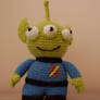 Toy Story alien amigurumi