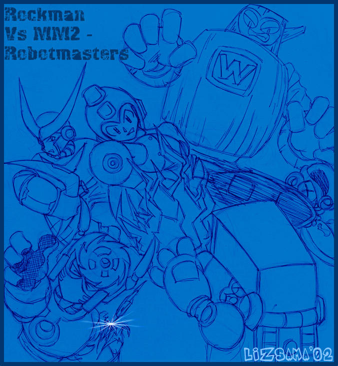 Megaman Vs Robot Masters MM2 by Hitoshi-Ariga-Club on DeviantArt