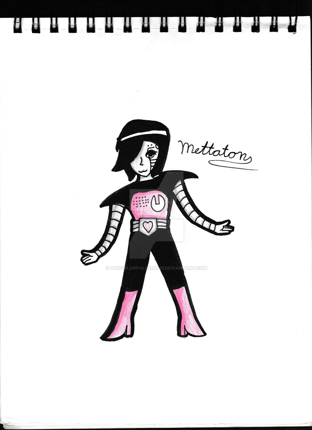 Undertale - Mettaton EX by TheColorfulGeek123 on DeviantArt