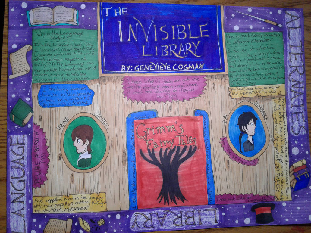 Invisible Library Book Display The Invisible Library Project (1/3) by TheColorfulGeek123 on DeviantArt