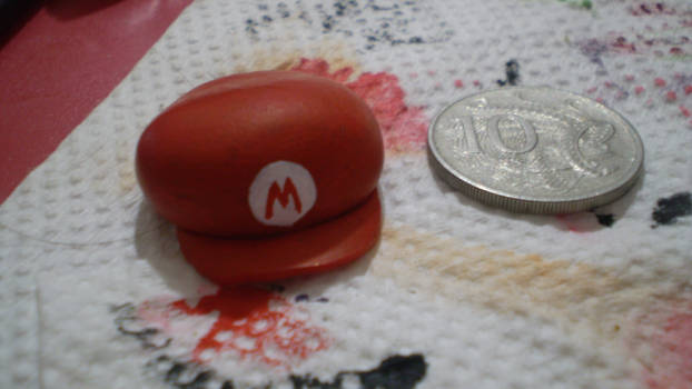 Mario cap keyring thing