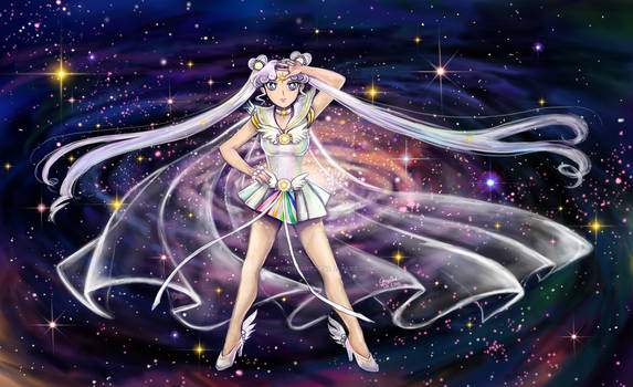 Sailor Cosmos End Transformation Pose