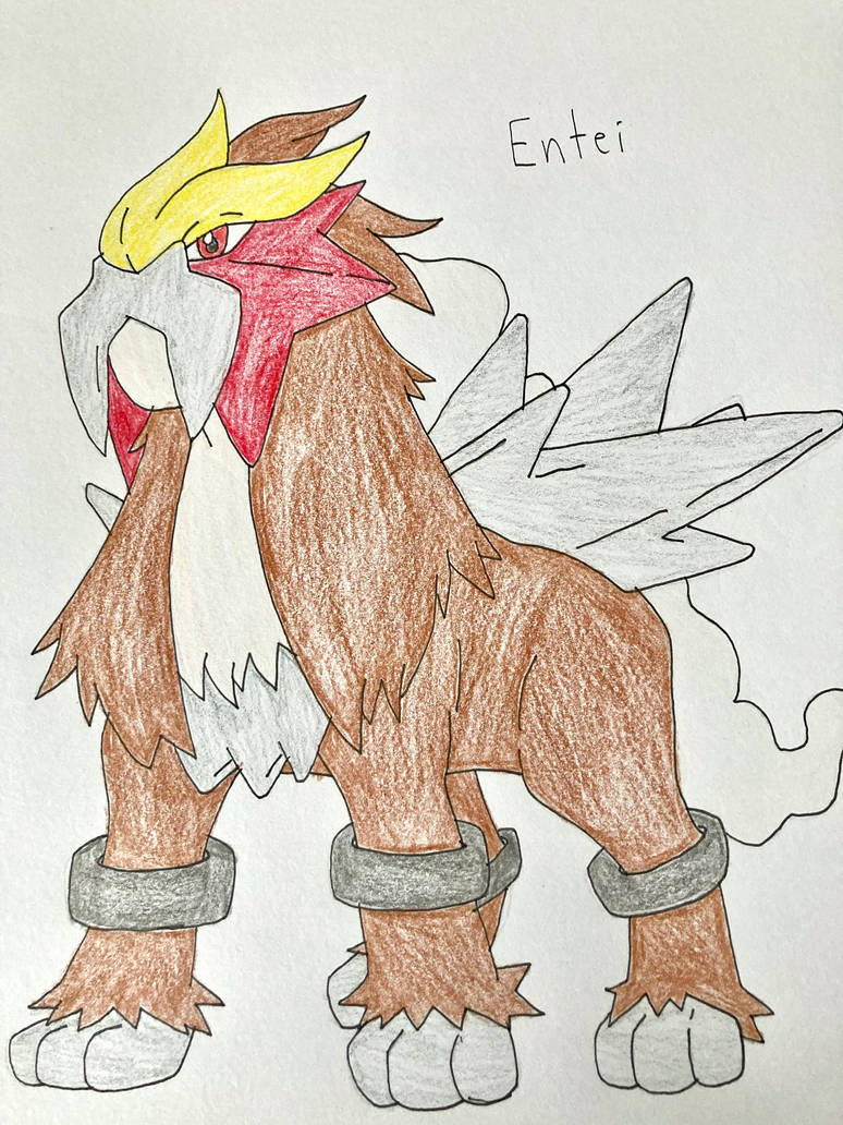 Entei by sonicmegabatman274 on DeviantArt