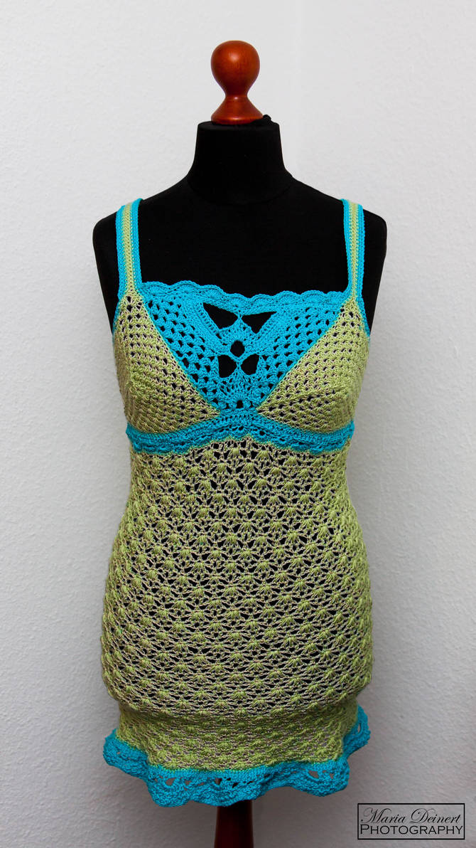Crochet Dress 'Under the Sea'