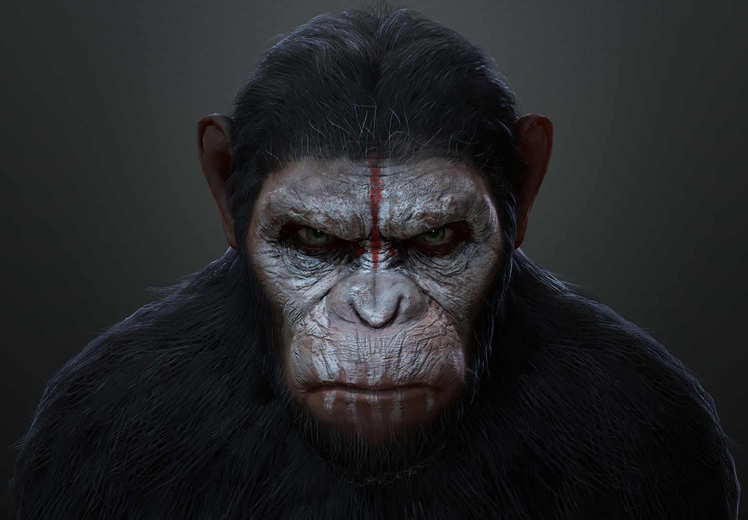 photo Koba Planet Of The Apes Art caesar 01 by patricklws on deviantart