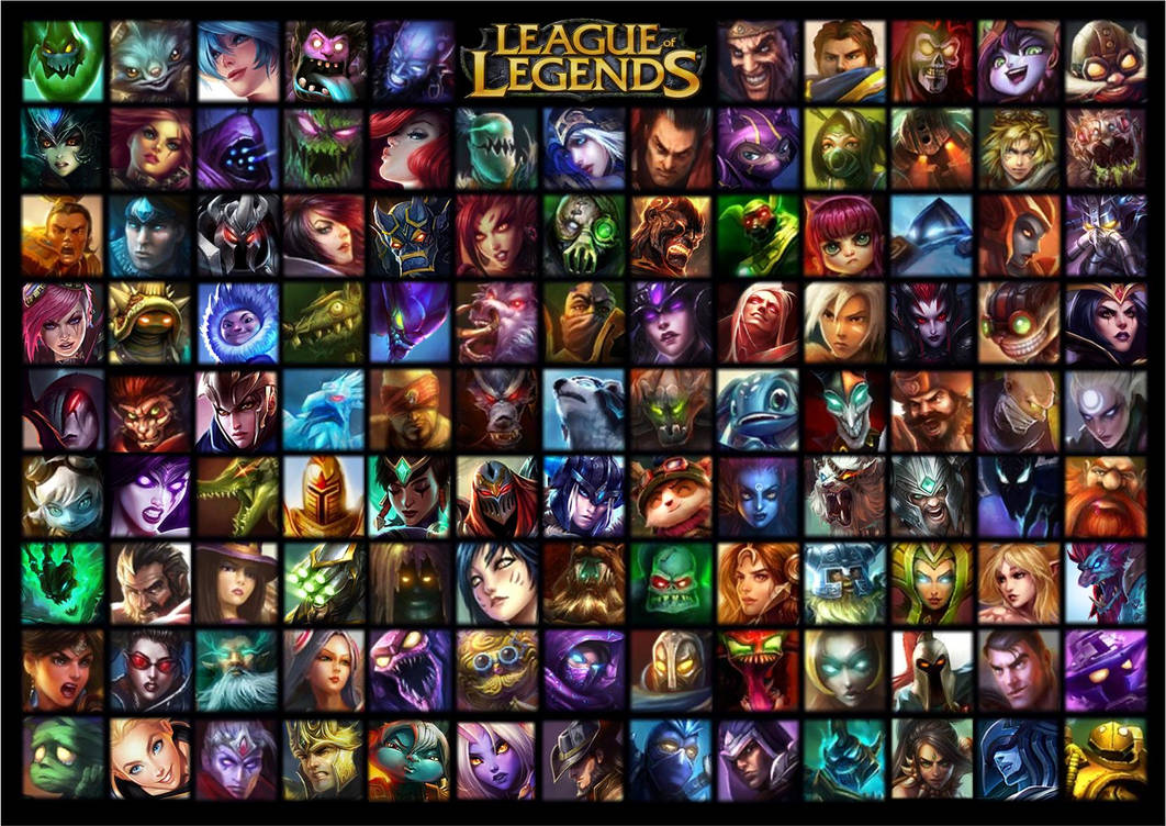 League Legends All Champions by rubenimus21 on DeviantArt