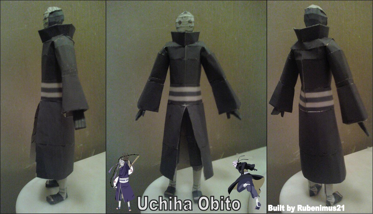 Uchiha Obito (i think) Papercraft Finished