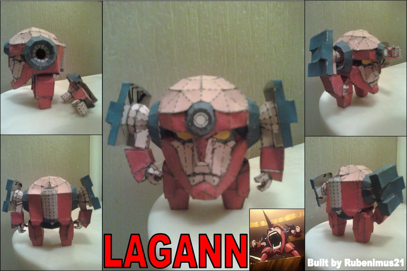 Lagann Papercraft Finished