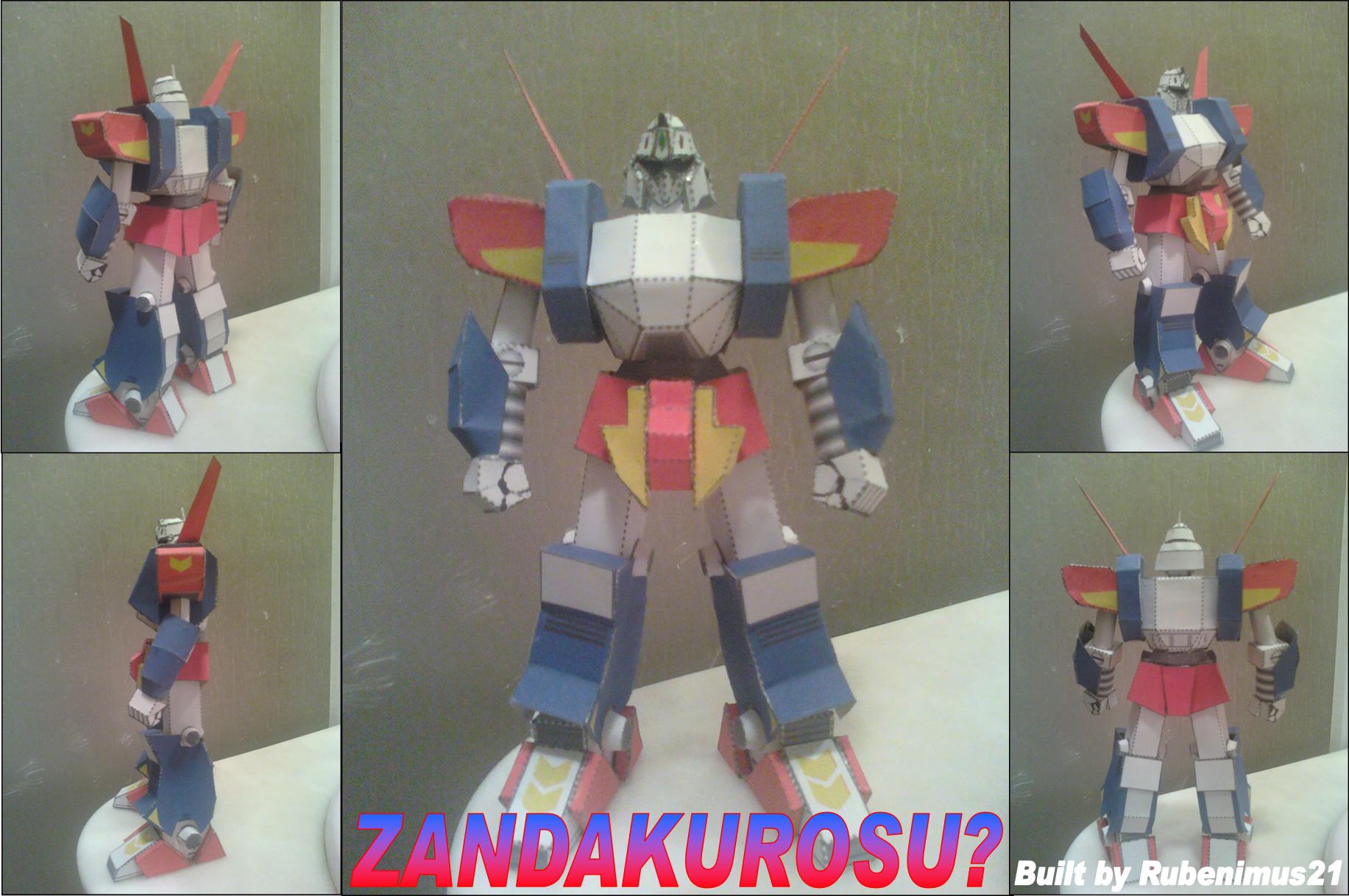 Zandakurosu Papercraft Finished